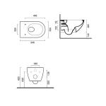 Catalano SFERA konzolna WC šolja New Flush sa Soft Close daskom
