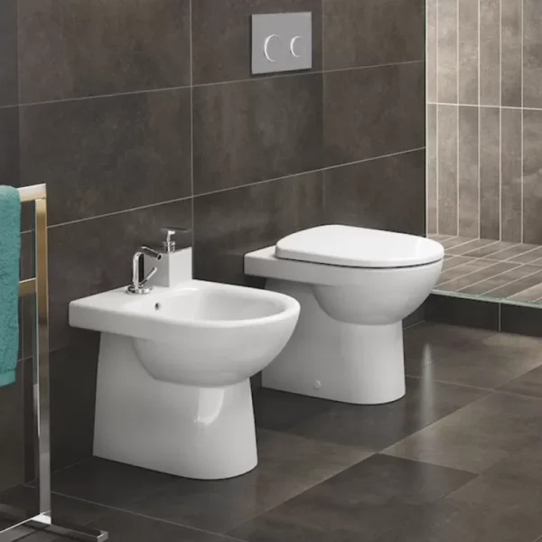 GEBERIT Podna WC šolja Selnova RimFree sa Soft Close WC daskom