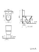 Vitra monoblok WC šolja Integra Vitra monoblok WC šolja Integra