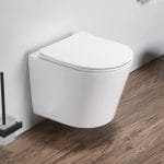 WC šolja Konzolna Pure sa Slim Soft Close daskom Bela WC šolja Konzolna Pure sa Slim Soft Close daskom Bela