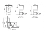 VitrA Monoblok WC šolja INTEGRA RimEX sa Soft Close WC daskom VitrA Monoblok WC šolja INTEGRA RimEX sa Soft Close WC daskom