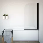 Paravan za kadu Titan 75x140 BLACK