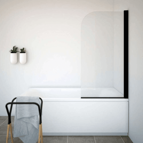 Paravan za kadu Titan 75x140 BLACK