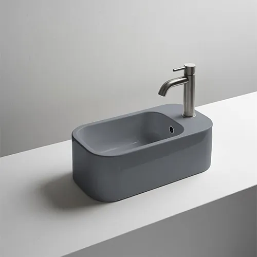 AXA Lavabo zidni-nadgradni Mini Cosa Sivi Mat 48x25