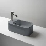 AXA Lavabo zidni-nadgradni Mini Cosa Sivi Mat 48x25 AXA Lavabo zidni-nadgradni Mini Cosa Sivi Mat 48x25