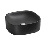 AXA Nadgradni Lavabo Wild Crni Mat 45x45 AXA Nadgradni Lavabo Wild Crni Mat 45x45