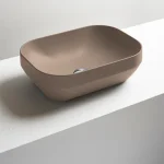 AXA Nadgradni četvrtasti Lavabo Decus 50x35 - Bež Mat