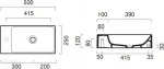 Catalano pikolo lavabo Verso 50x25 Catalano pikolo lavabo Verso 50x25