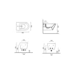 Catalano Zero konzolni bide