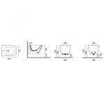 Catalano bide konzolni Green