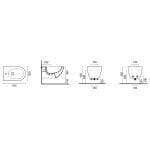 Catalano bide konzolni Sfera