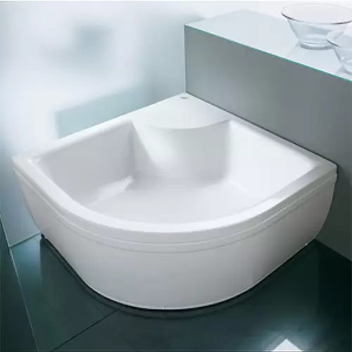 Duboka Tuš kada polukružna R90 Čikola sa sedištem