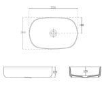 Isvea nadgradni lavabo Infinity 55x36 Isvea nadgradni lavabo Infinity 55x36