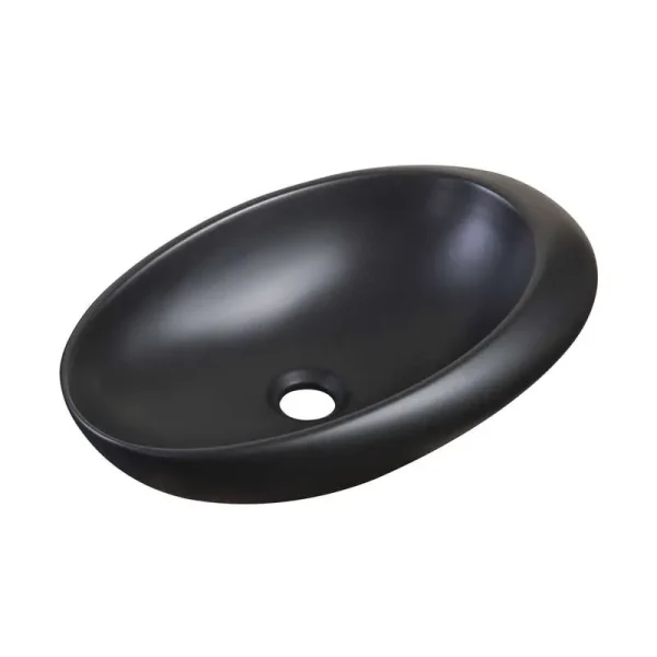 EGE Nadgradni Lavabo SalaBlack 48x31 Crni Mat -30%