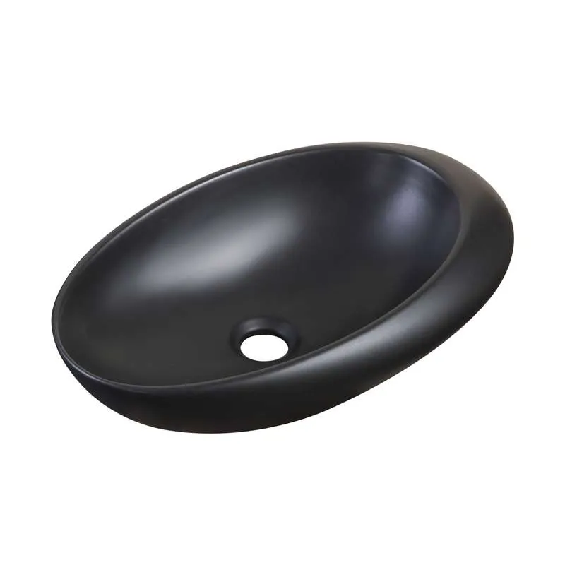 EGE Nadgradni Lavabo SalaBlack 48x31 Crni Mat -30% EGE Nadgradni Lavabo SalaBlack 48x31 Crni Mat -30%