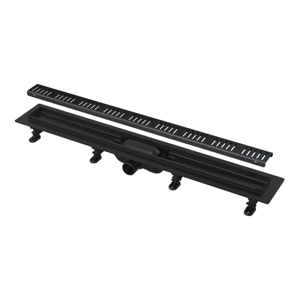 Crna Tuš Kanalica ALCA APZ10-550 BLACK - KOMPLET