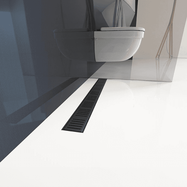 Crna Tuš Kanalica ALCA APZ10-550 BLACK - KOMPLET