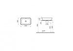 Vitra Geo nadgradni lavabo 60x40 Vitra Geo nadgradni lavabo 60x40