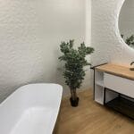 Keramičke pločice Blanco Brillo i dekor Future Brillo 3D 30x90