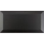 Metro pločice NEGRO Biselado Matte 10x20 - MAT Metro pločice NEGRO Biselado Matte 10x20 - MAT