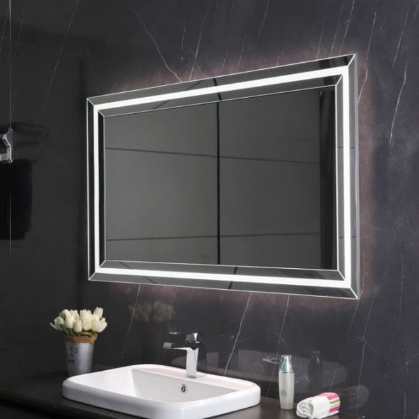 LED Ogledalo za Kupatilo FRAME 80x70 cm