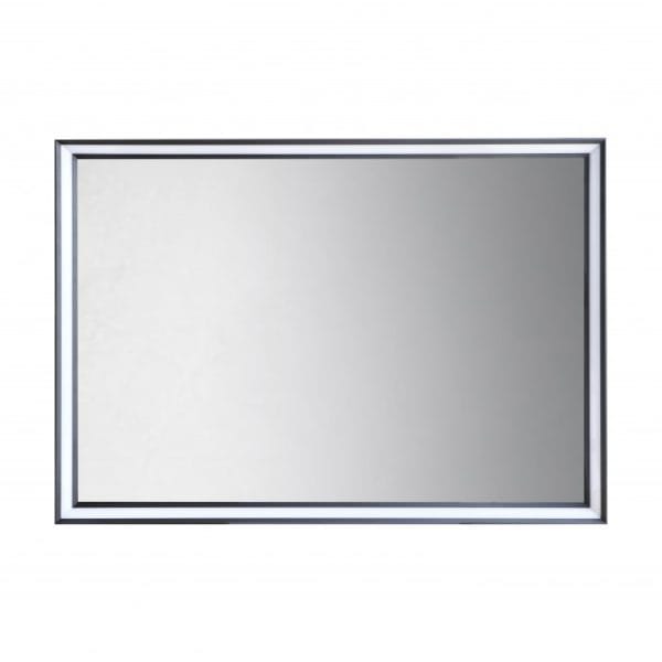 LED Ogledalo za Kupatilo FRAME Black 100x70 cm