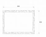 LED Ogledalo za Kupatilo Square Matrix 80x60 cm LED Ogledalo za Kupatilo Square Matrix 80x60 cm
