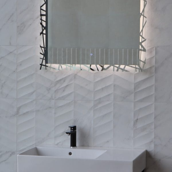 LED Ogledalo za Kupatilo Square Matrix 80x60 cm