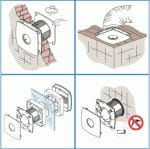 CATA Ventilator za kupatilo Silentis 12 Inox