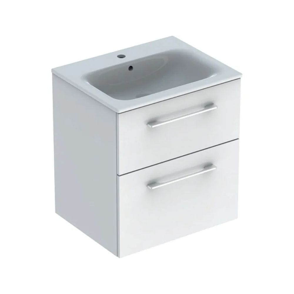 GEBERIT Lavabo sa Ormarićem SELNOVA Square 55×48 BELI GEBERIT Lavabo sa Ormarićem SELNOVA Square 55×48 BELI