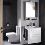 GEBERIT Lavabo sa Ormarićem SELNOVA Square 55×48 BELI GEBERIT Lavabo sa Ormarićem SELNOVA Square 55×48 BELI