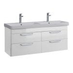 Dupli Lavabo sa Ormarićem EFES White 120x46 cm Dupli Lavabo sa Ormarićem EFES White 120x46 cm
