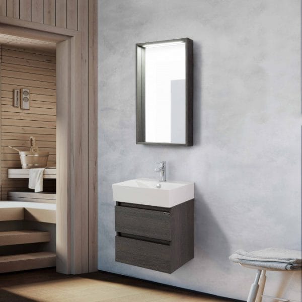 Lavabo sa Ormarićem PLAZA Oak 50x42 cm