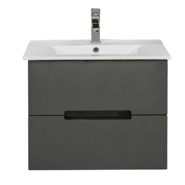 Lavabo sa Ormarićem TIJANA Siva 60x45 cm