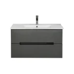 Lavabo sa Ormarićem TIJANA Siva 90x45 cm