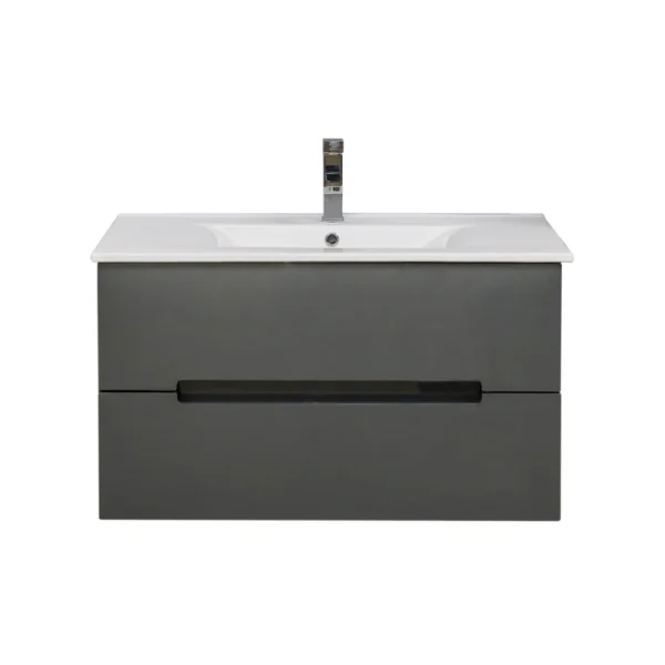 Lavabo sa Ormarićem TIJANA Siva 90x45 cm