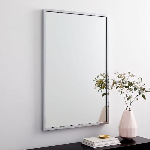 Ogledalo za Kupatilo SILVER u Mat Hrom ramu 90x70 cm