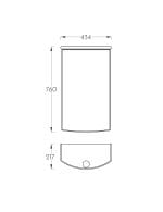 Ogledalo sa ormarićem ART 45 cm