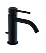 Crna baterija za lavabo LIGHT