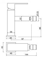Baterija za bide QUADRA