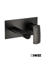 Crna ugradna baterija za lavabo ELITE Black