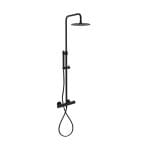 Crna usponska baterija BRILLO 638 sa Rain Shower sistemom