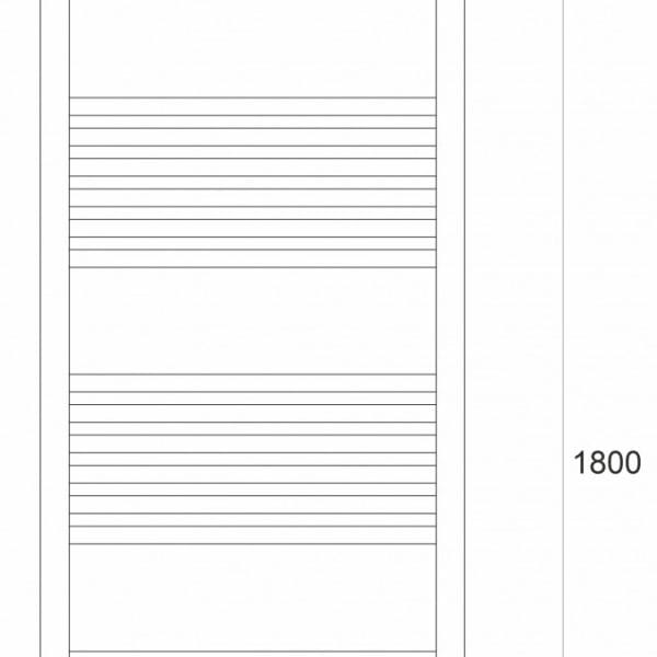 Radijator za kupatilo - Sušač peškira WERRA 180 x 60 cm White