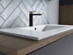 Baterija za Lavabo Copen Nook Mat Crna/Brušeno Zlato Baterija za Lavabo Copen Nook Mat Crna/Brušeno Zlato
