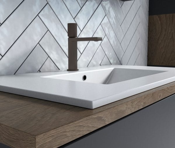 Baterija za Lavabo Copen Nook Grip GanMetal