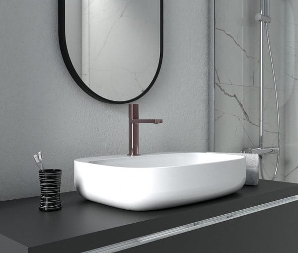 Baterija za Lavabo Copen Nook Grip Rose Gold
