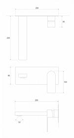Ugradna Baterija za Lavabo Copen Nook Hrom Ugradna Baterija za Lavabo Copen Nook Hrom