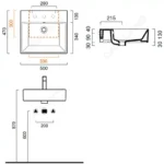 Catalano lavabo Premium 50x47