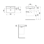 Lavabo Laufen VAL 60x42 Lavabo Laufen VAL 60x42
