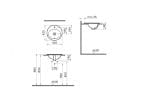 Vitra S20 Ugradni Lavabo fi 42,5 cm